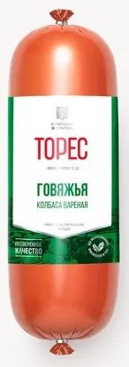 Колбаса ТОРЕС Колбаса ТОРЕС "Классическая" вареная третий сорт 450 г