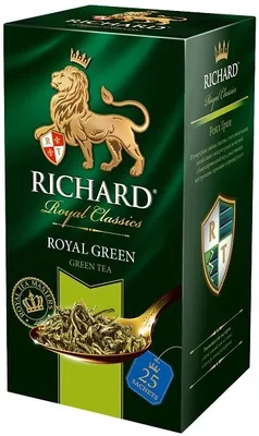 Чай зеленый RICHARD "Royal Green" 25 &times; 2 г