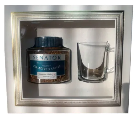 Кофе растворимый SENATOR "Jamaica Blue" 90 г + кружка