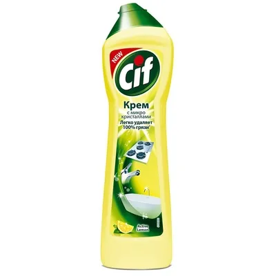Крем чистящий CIF "Active lemon" универсальный 500 мл