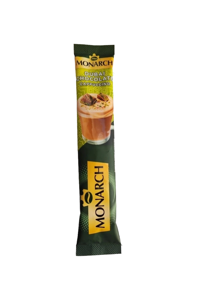 Кофейный напиток растворимый MONARCH "Cappuccino Dubai Chocolate" 16г х20 шт