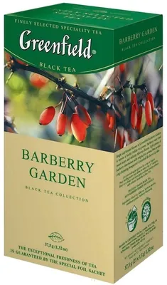 Чай черный GREENFIELD "Barberry Garden" 25 &times; 1,5 г