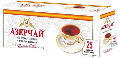 Чай черный АЗЕРЧАЙ с ароматом бергамота 25 &times; 2 г