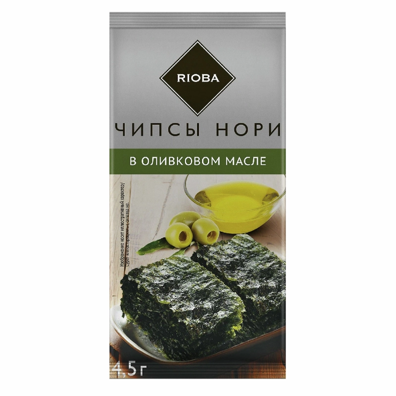 Чипсы-нори НОРИ RIOBA в оливковом масле 4.5 г