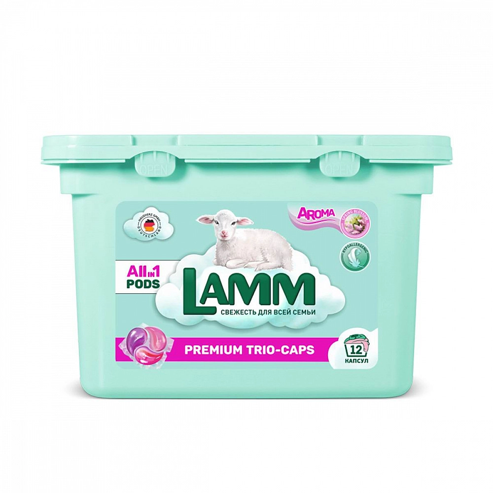 Капсулы для стирки LAMM "Aroma" 12 шт
