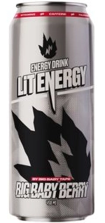 Напиток энергетический LIT ENERGY Raspberry со вкусом малины 0,45 л