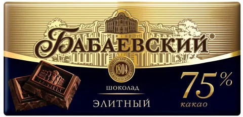 Шоколад БАБАЕВСКИЙ "Элитный" горький 90 г