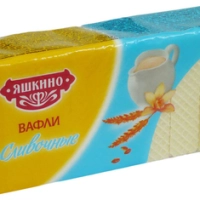 Вафли ЯШКИНО сливочные 300 г