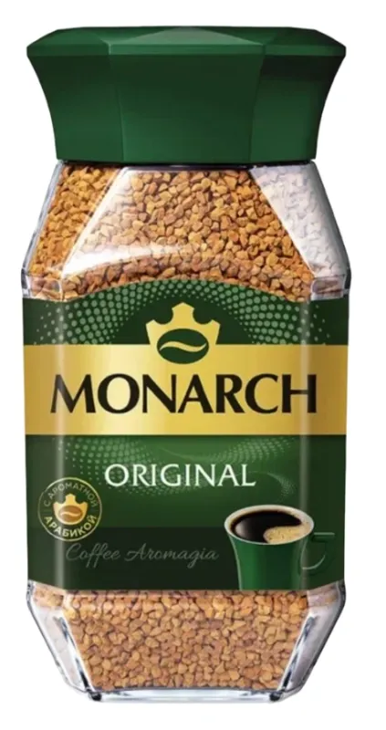 Кофе растворимый MONARCH Original 95 г, стеклянная банка