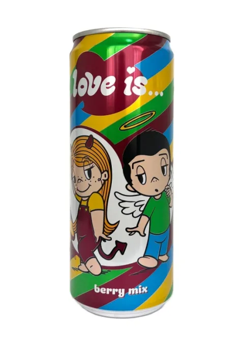 Напиток LOVE IS ягодный микс газированный 0.33 л