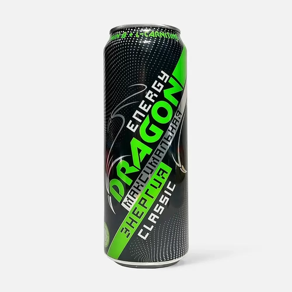 Напиток энергетический ENERGY DRAGON зеленый 0,45 л
