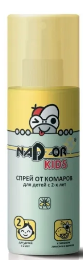 Спрей NADZOR от комаров для детей 2+ фл.100 мл