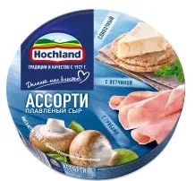 Сыр HOCHLAND круг"Ассорти синее" плавленый 140 г 50%