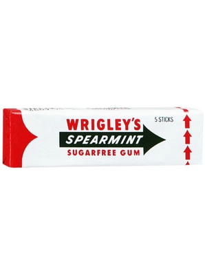 Жевательная резинка WRIGLEY`S SPEARMINT без сахара 13 г