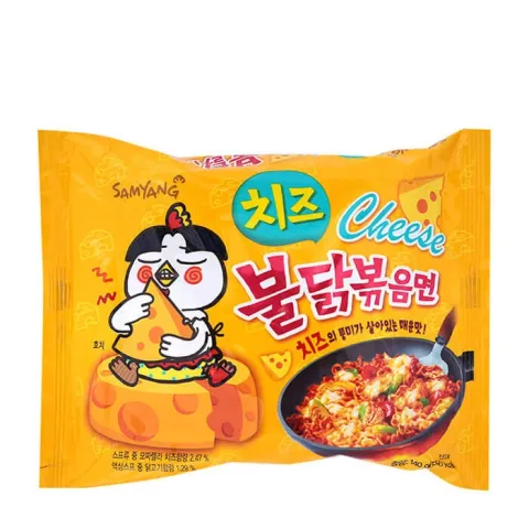 Лапша быстрого приготовления SAMYANG со вкусом сыра и курицы (острая) 140 г