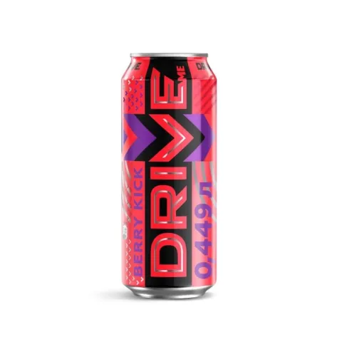 Напиток энергетический DRIVE ME Ягоды 0.449 л