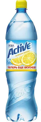 Напиток AQUA MINERALE "Active" со вкусом лимона негазированный 0.6 л