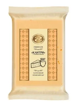 Сыр ДЖАНКОЙСКИЙ СЫР "Кантри" со вкусом топленого молока" 200 г 50%