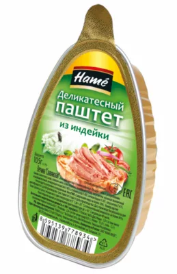 Паштет HAME "Деликатесный" из индейки 105 г