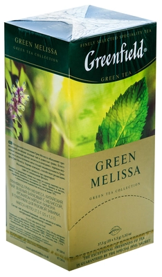Чай зеленый GREENFIELD "Green Melissa" 25 &times; 1,5 г