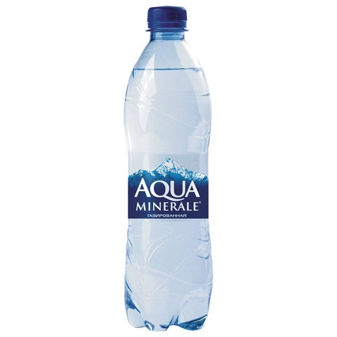 Вода питьевая AQUA MINERALE газированная 0,5 л