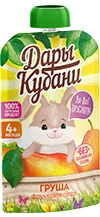 Пюре фруктовое ДАРЫ КУБАНИ из груш 90 г