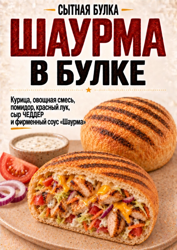 Шаурма в булке ИП Купреев