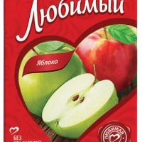Нектар ЛЮБИМЫЙ яблоко 0,2 л