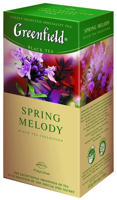 Чай черный GREENFIELD "Spring Melody" 25 &times; 1,5 г