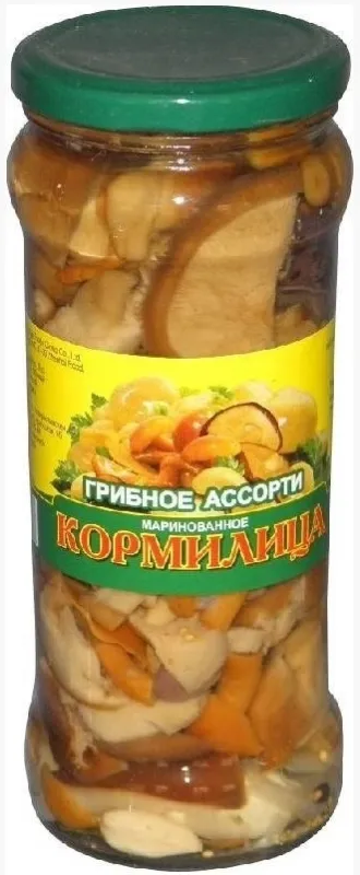 Ассорти грибное КОРМИЛИЦА маринованное 530 г