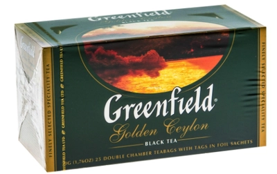 Чай черный GREENFIELD, 25 пакетиков