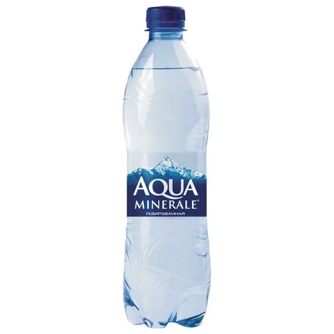 Вода питьевая AQUA MINERALE газированная 0.5 л