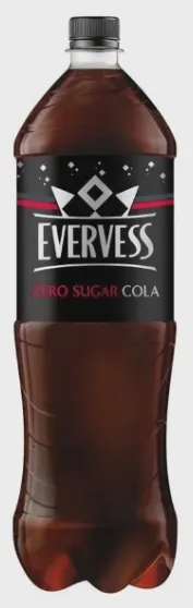 Напиток EVERVESS "Cola Zero Sugar" сильногазированный 1.5 л