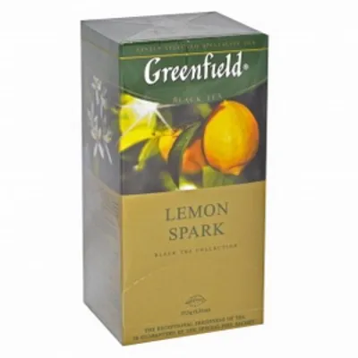 Чай черный GREENFIELD "Lemon Spark" 25 &times; 1,5 г