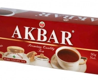 Чай черный AKBAR "Красно-белая серия" 25 &times; 2 г