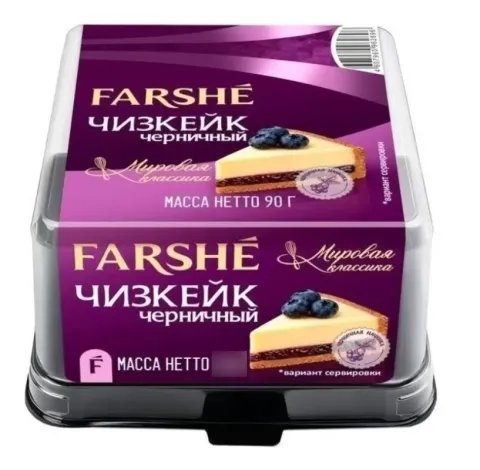 Пирожное "Чизкейк "Черничный"