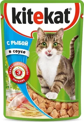 KITEKAT с рыбой в соусе 85 г