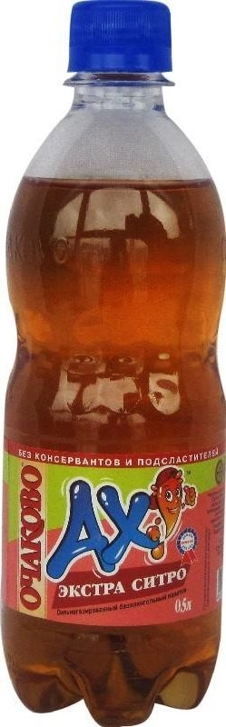 Напиток АХ! &laquo;Экстра Ситро&raquo; сильногазированный 0,5 л, пластиковая бутылка