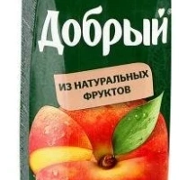 Нектар ДОБРЫЙ персик-яблоко 1 л