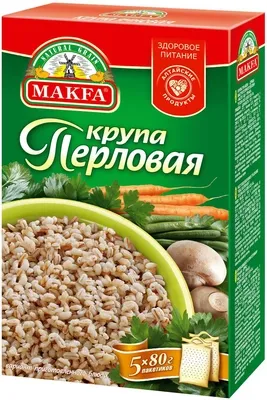 Крупа МАКФА перловая в пакетиках 5 &times; 80 г