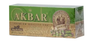 Чай черный AKBAR "Дубайский шоколад" 25 &times; 1,5 г