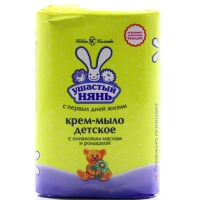 Ушастый нянь Крем-мыло детское с оливковым маслом и ромашкой уп. 90г