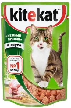 KITEKAT "Нежный кролик" в соусе 85 г