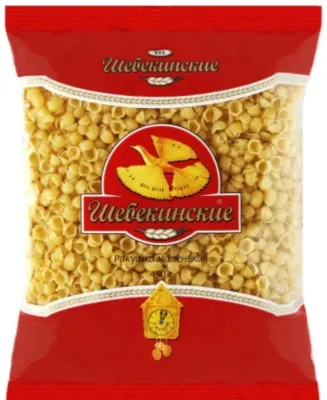 Макаронные изделия ШЕБЕКИНСКИЕ ракушка маленькая 450 г