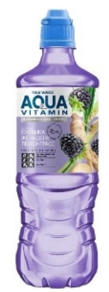 Напиток YOUR WATER "Аква витамин"   со вкусом ежевики, лемонграсса и женьшеня негазированный 750 мл