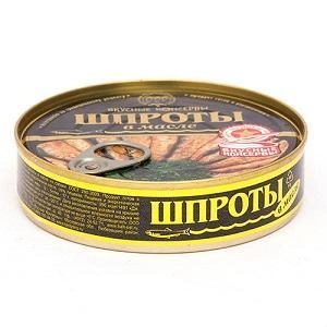 Шпроты ВКУСНЫЕ КОНСЕРВЫ в масле 160 г