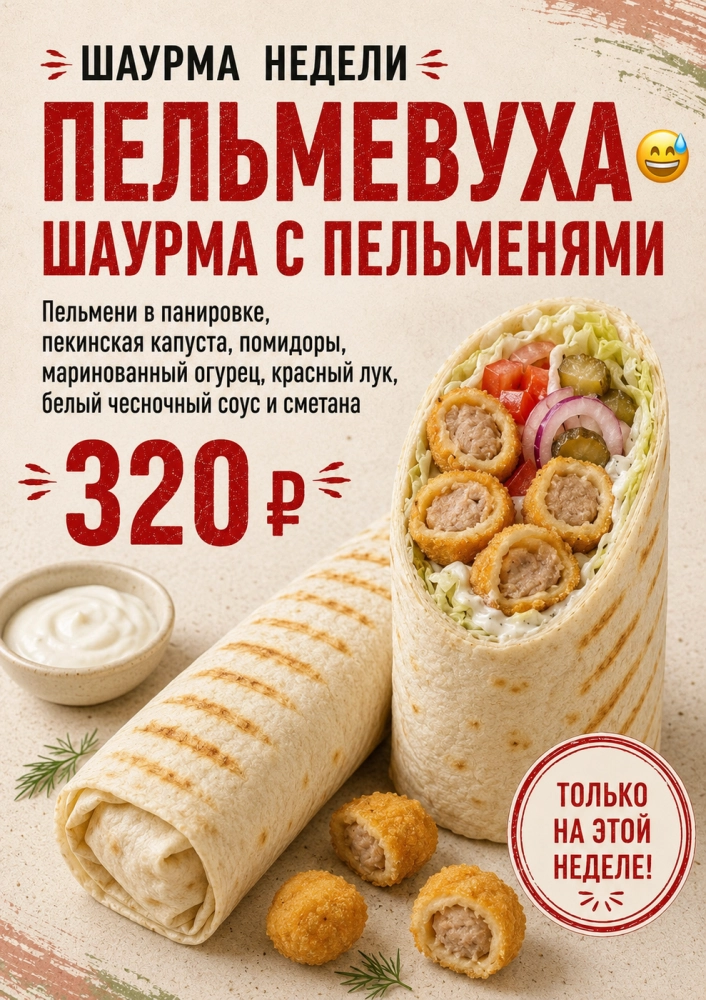 Шаурма с пельменями ИП Купреев
