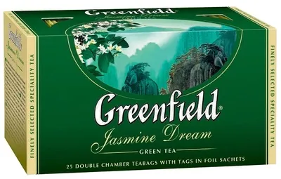 Чай зеленый GREENFIELD "Jasmine Dream" 25х2г