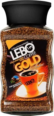 Кофе растворимый LEBO COFFEE Gold 100 г