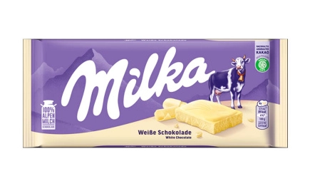 Шоколад MILKA "White Chocolate" белый 90 г